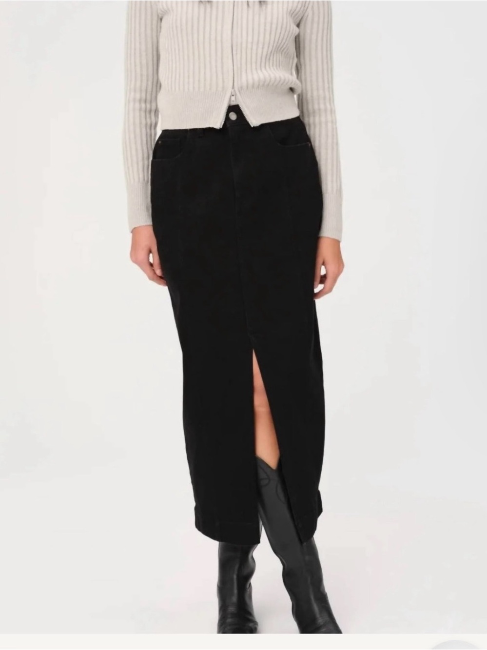 Warp + Weft - SMX Denim Maxi Skirt (00/24)